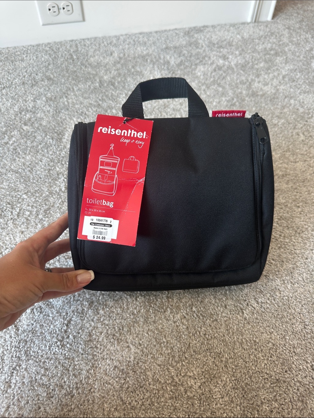 NWT Reisenthel Black Toiletry Bag